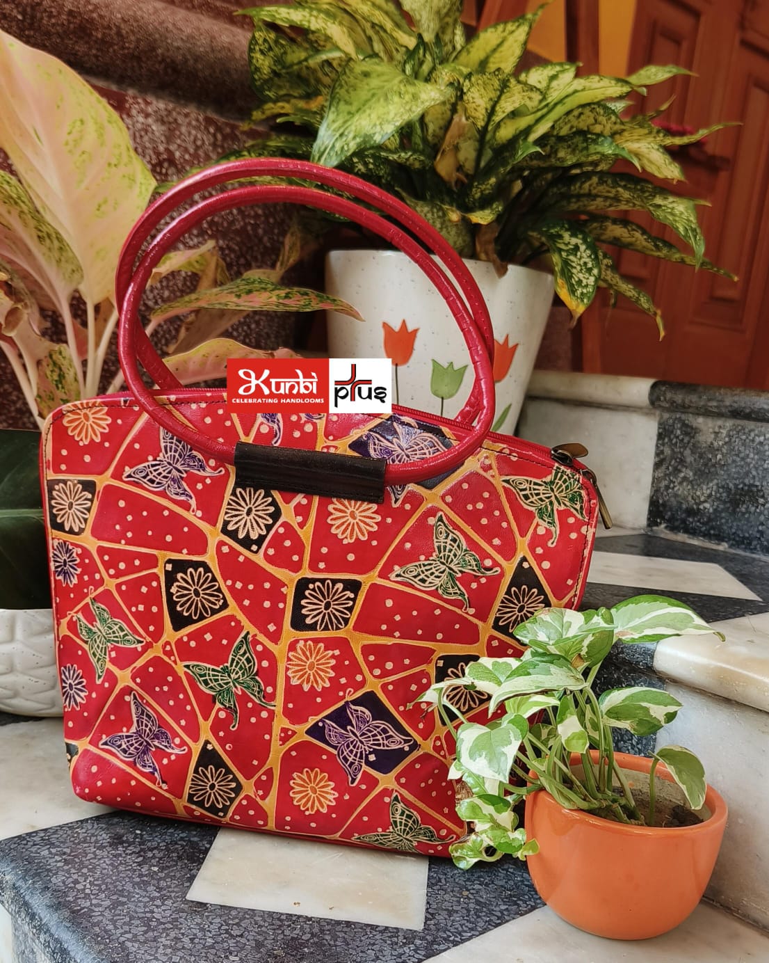 Pure Leather Designer Hand Bag